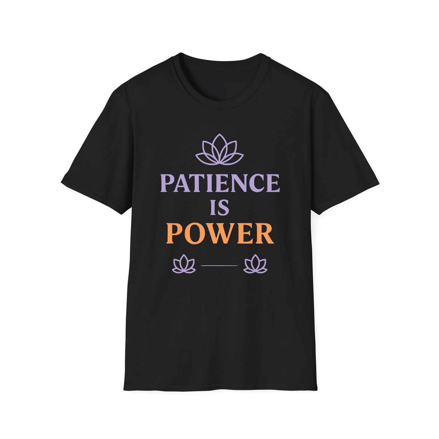 Patience Is Power T-Shirt - Yoga Inspired Design