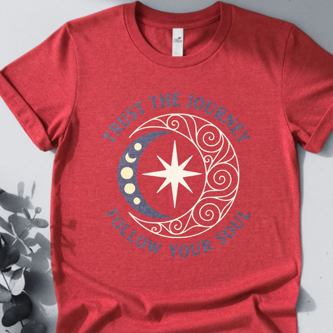 Trust The Journey Follow Your Soul Tee - Yoga Inspired Design