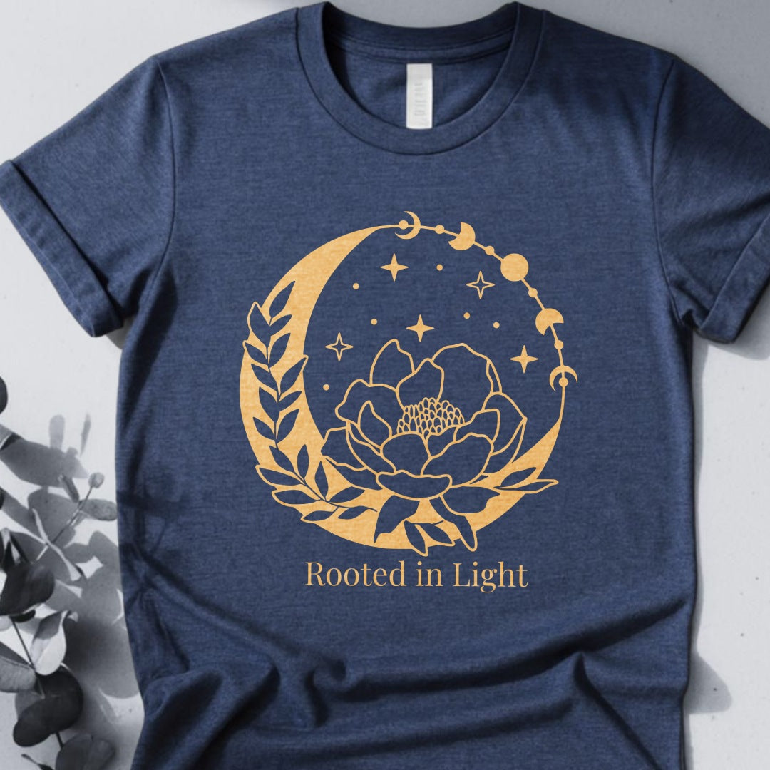 Rooted In Light Tee - Yoga Inspired Design
