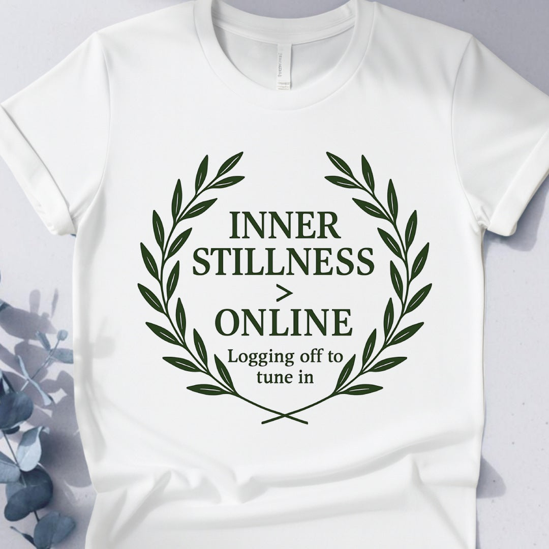 Inner Stillness > Online Logging Off To Tune In - Yoga inspired Design