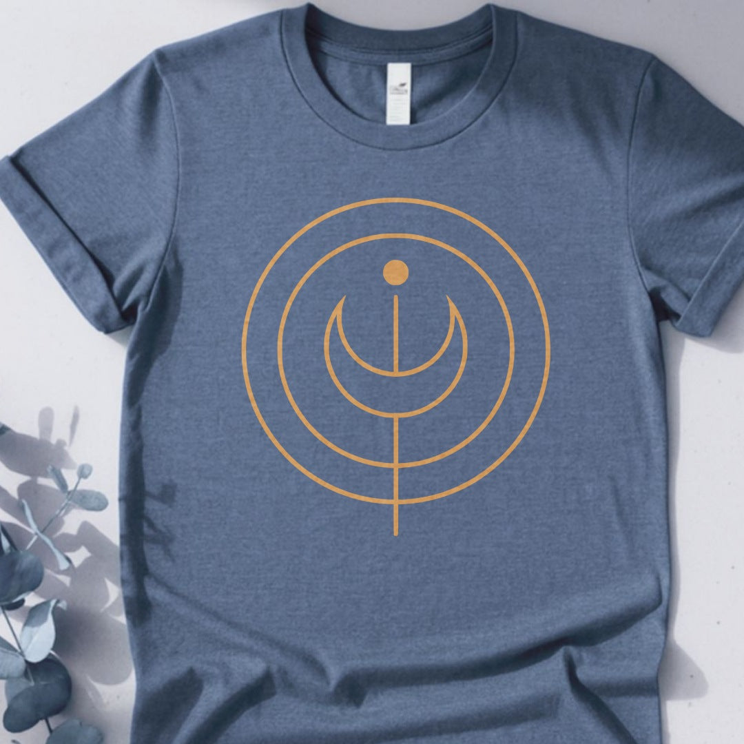 Sacred Bloom Tee - Yoga inspired Design