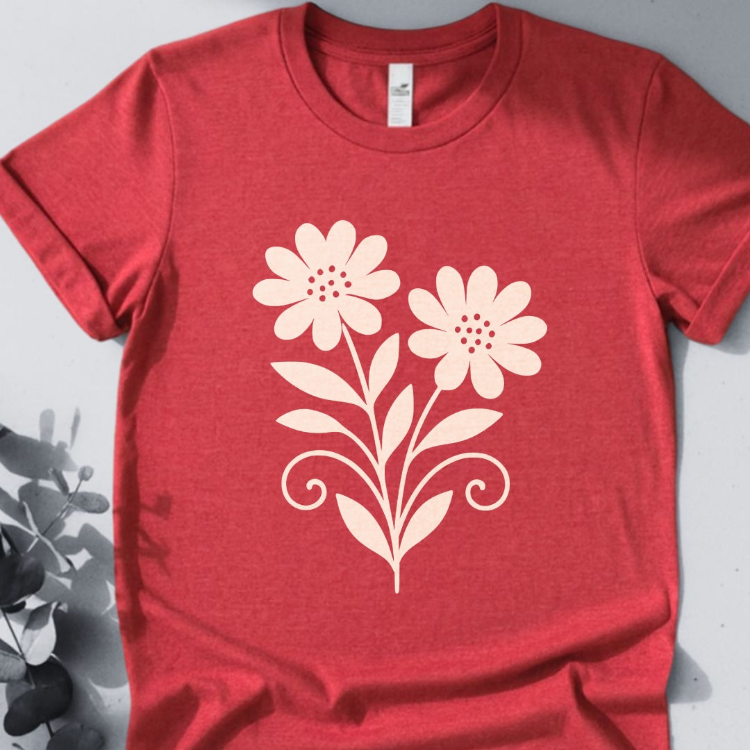 Twin Bloom Tee - Yoga inspired Design