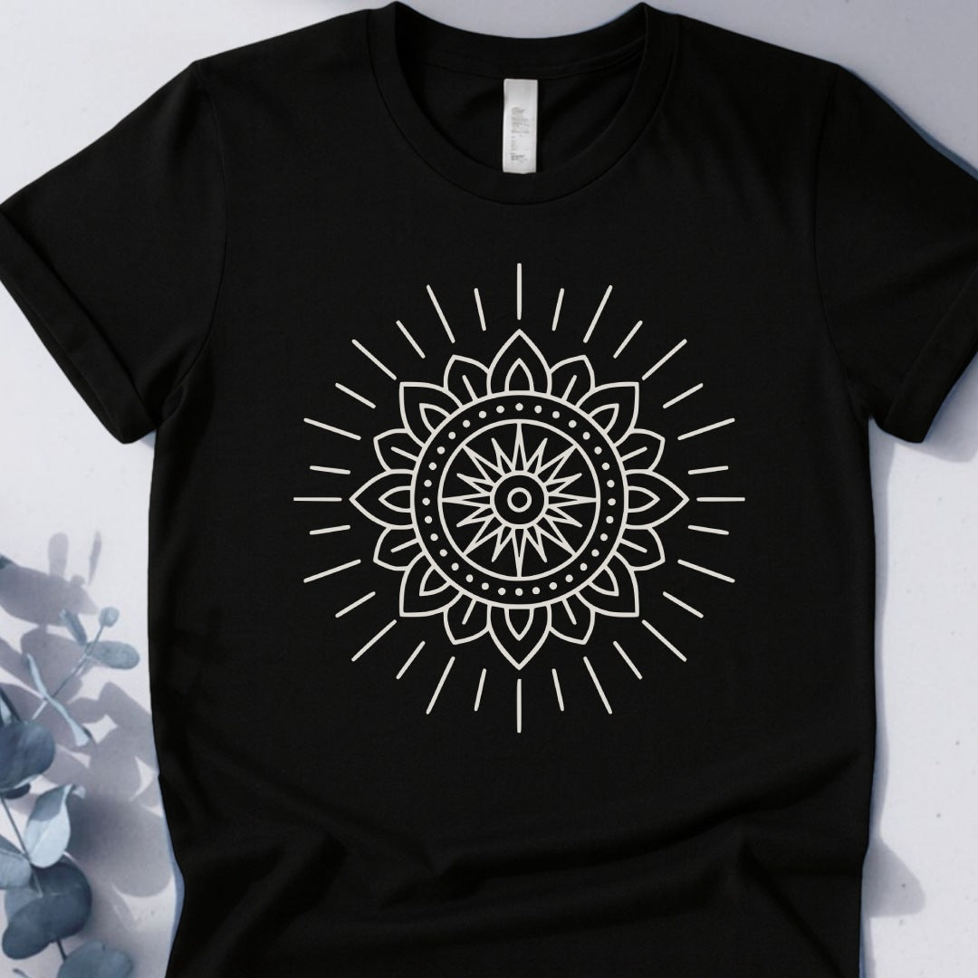 Radiant Core Tee - Yoga inspired Design