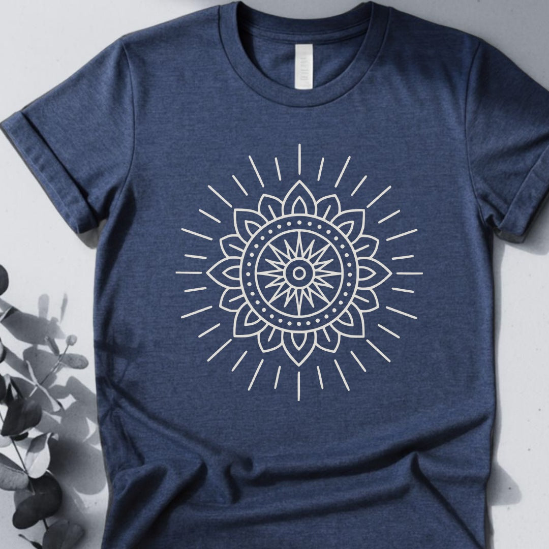 Radiant Core Tee - Yoga inspired Design