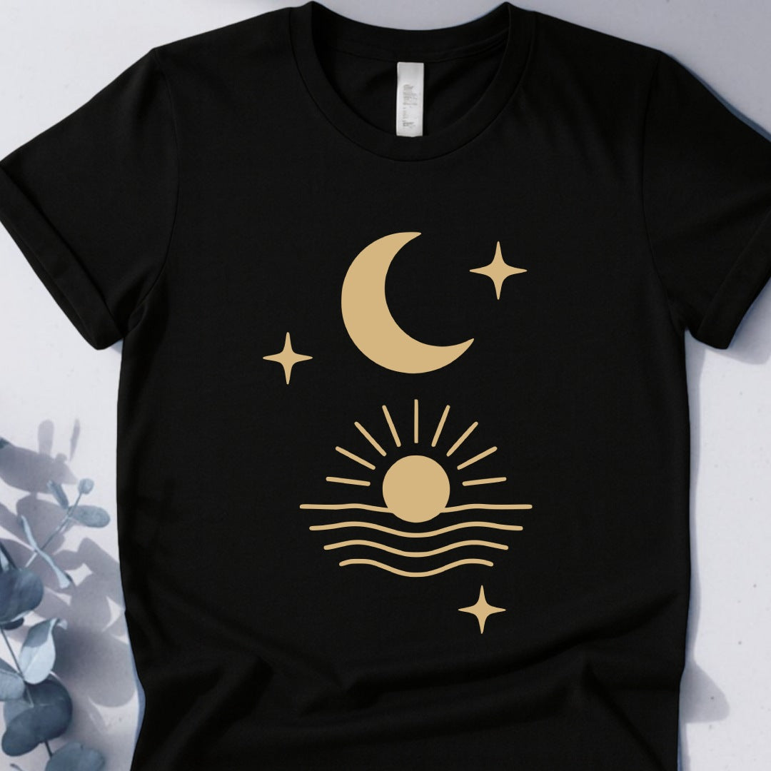 Lunar Flow Tee - Yoga inspired Design