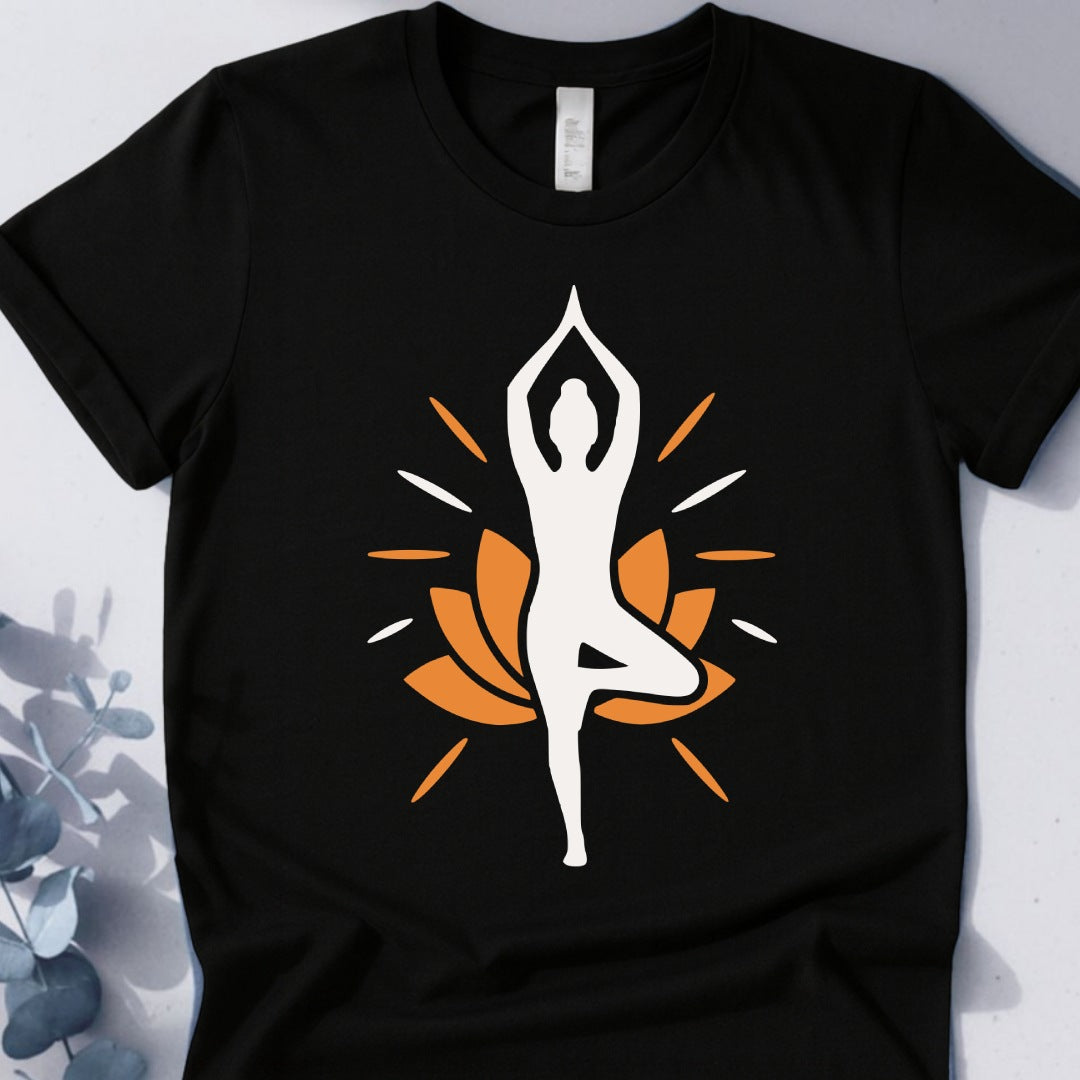 Root to Radiance Tee - Yoga inspired Design