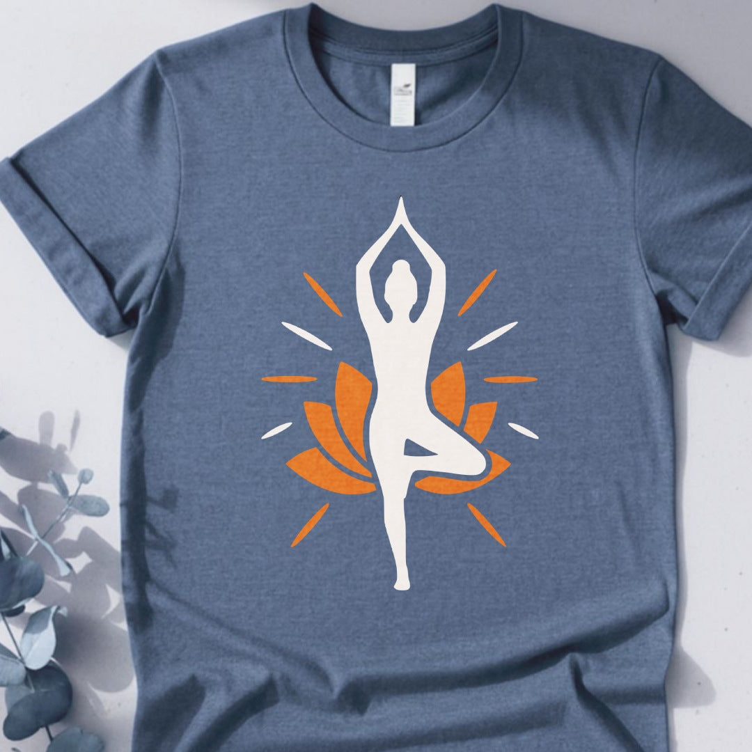 Root to Radiance Tee - Yoga inspired Design