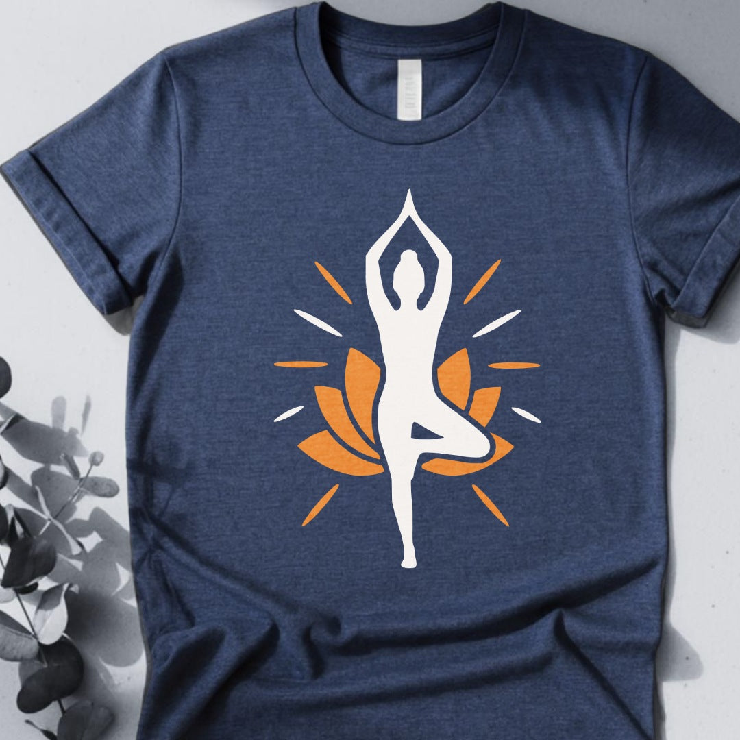 Root to Radiance Tee - Yoga inspired Design