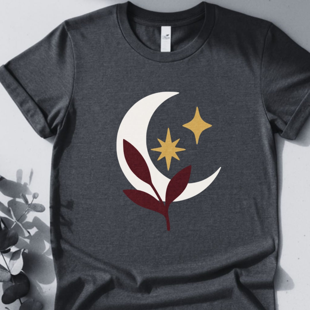 Rooted in Moonlight Tee - Yoga inspired Design