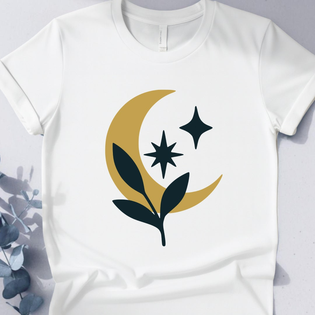 Rooted in Moonlight Tee - Yoga inspired Design