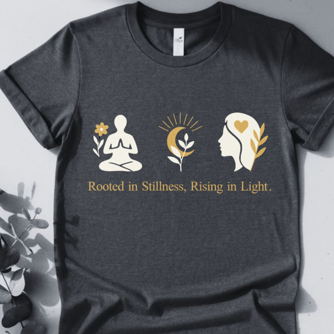 Awakened Bloom Tee - Yoga inspired Design