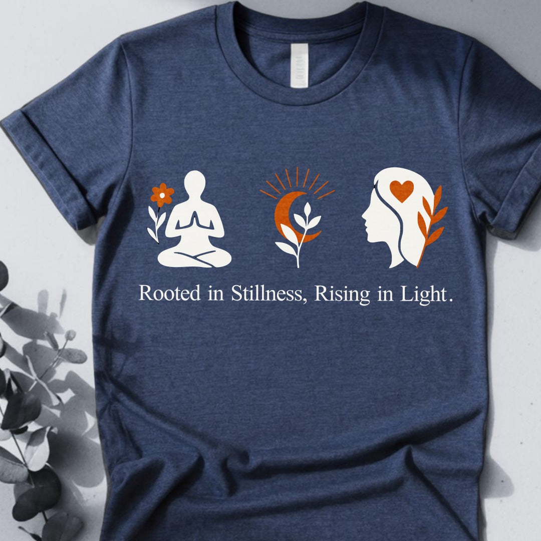Awakened Bloom Tee - Yoga inspired Design