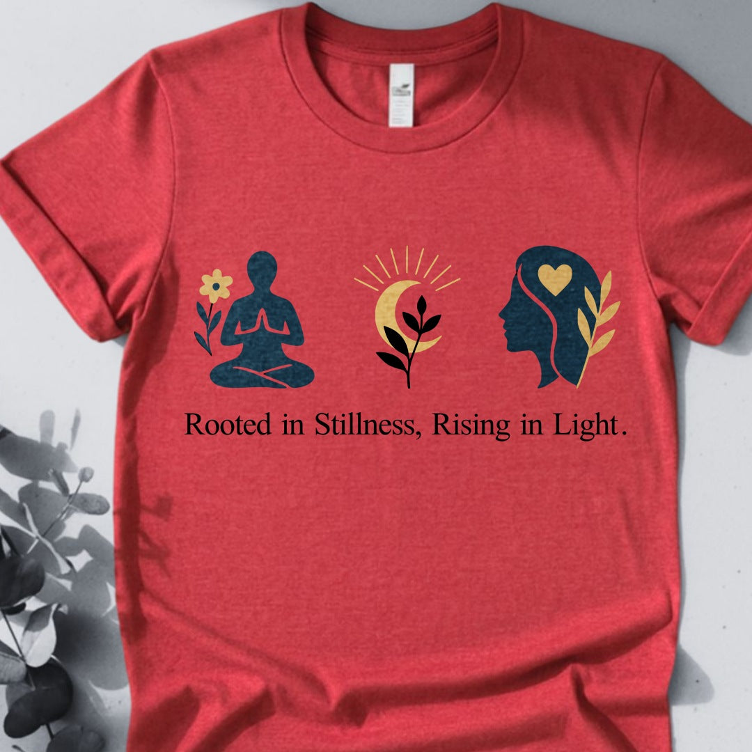 Awakened Bloom Tee - Yoga inspired Design