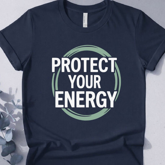 Protect Your Energy Tee - Yoga Inspired Design