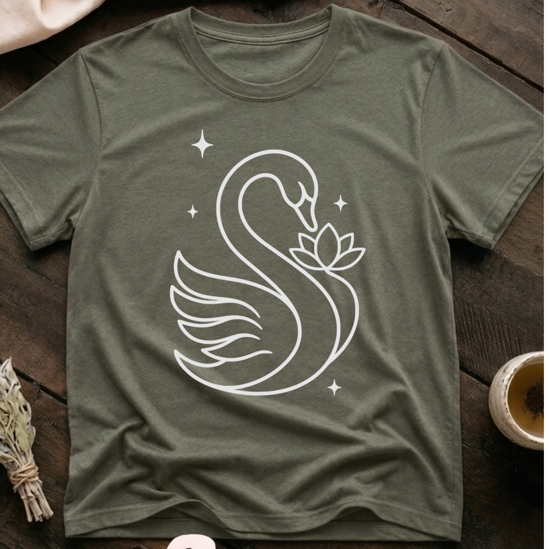 Swan Lotus T-Shirt