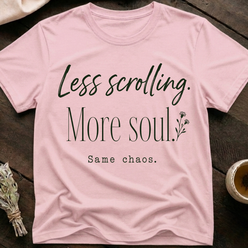 Less Scroll T-Shirt