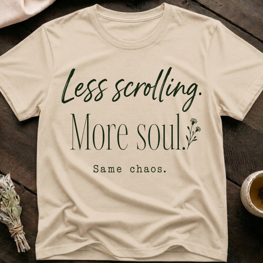 Less Scroll T-Shirt
