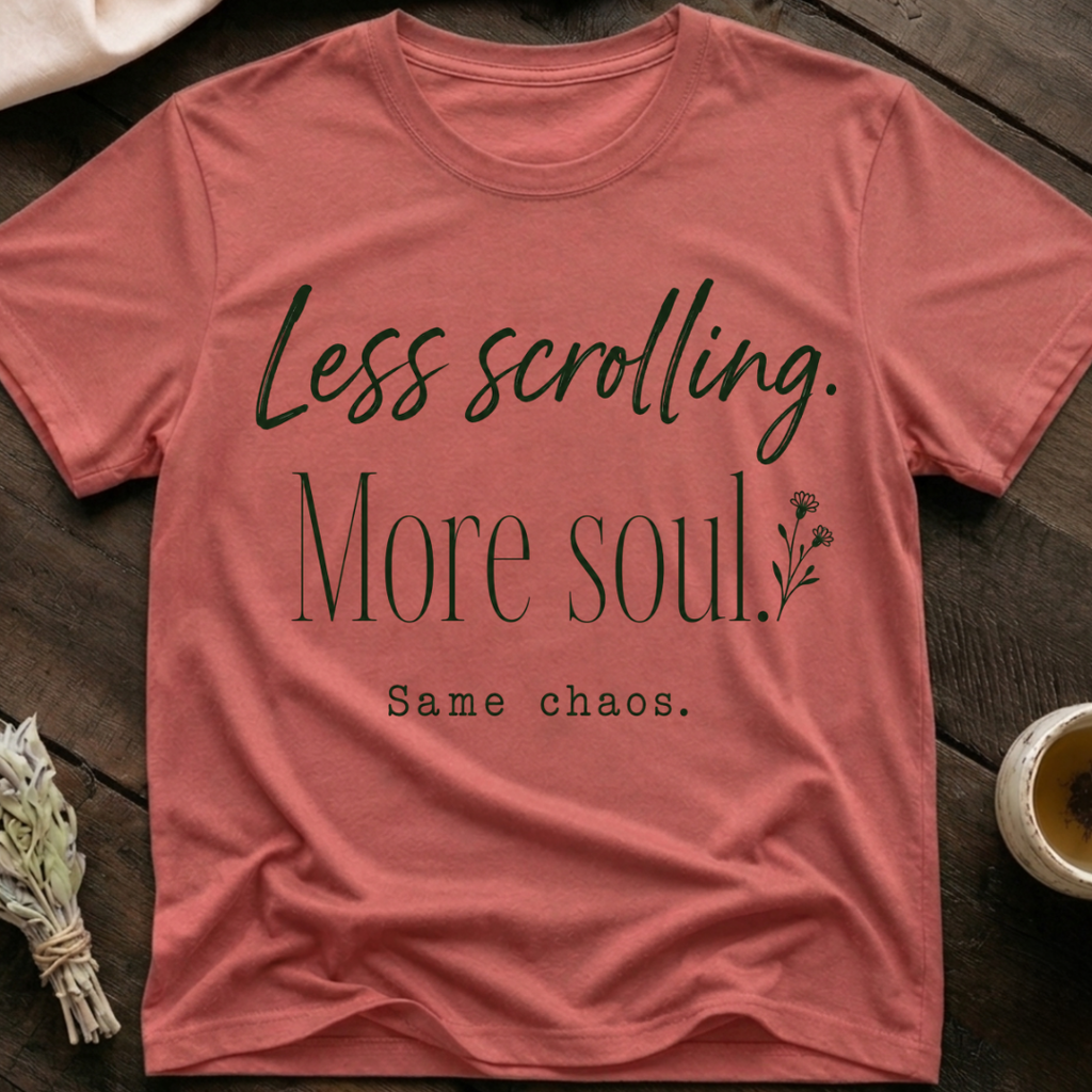 Less Scroll T-Shirt