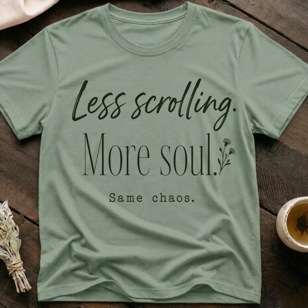 Less Scroll T-Shirt