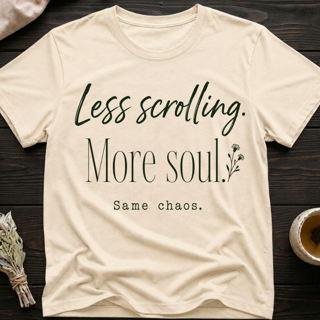 Less Scroll T-Shirt