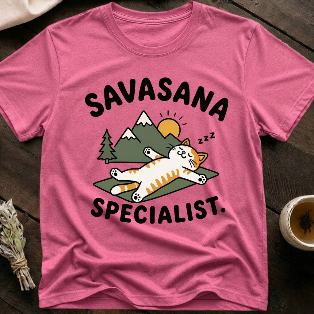 Savasana Cat T-Shirt