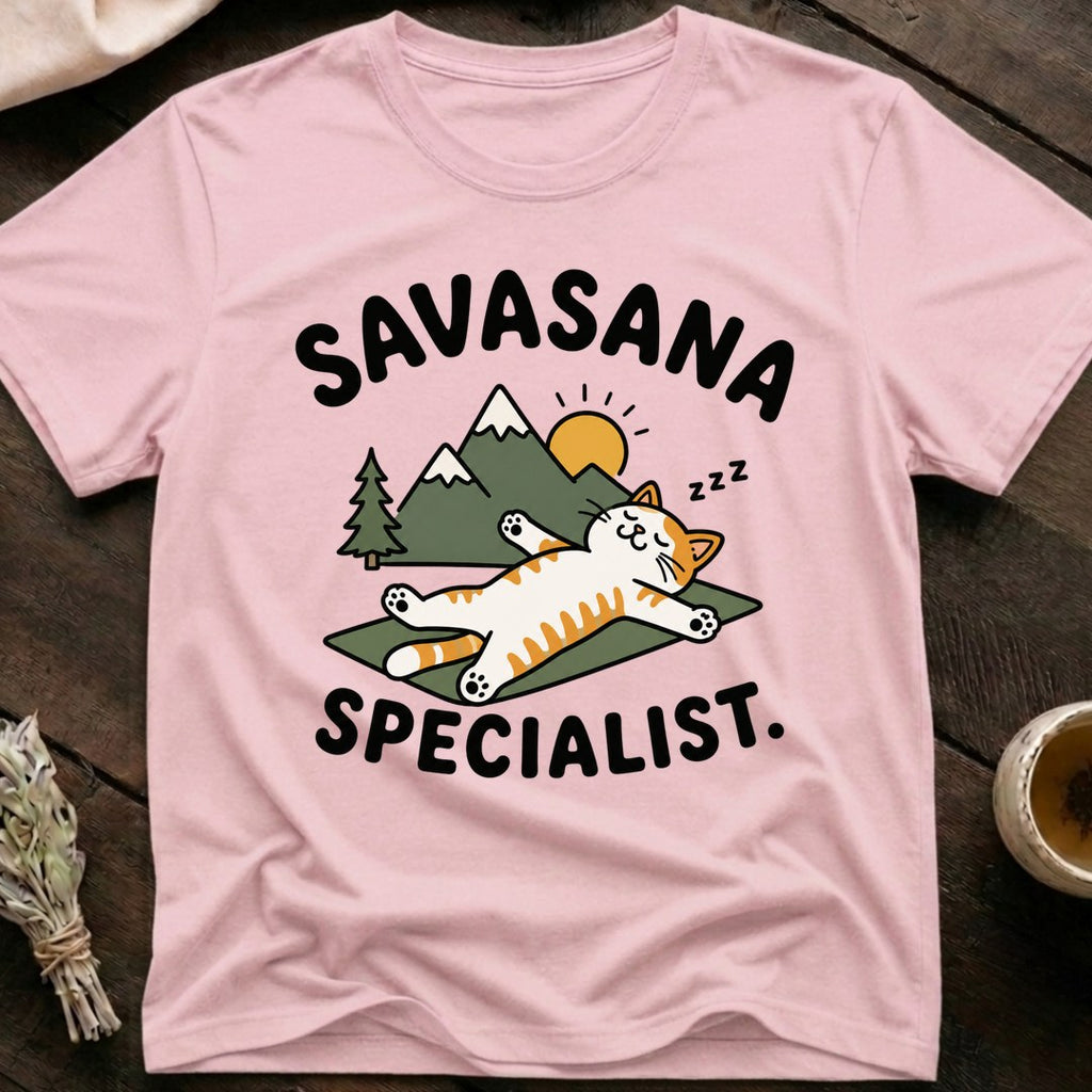 Savasana Cat T-Shirt