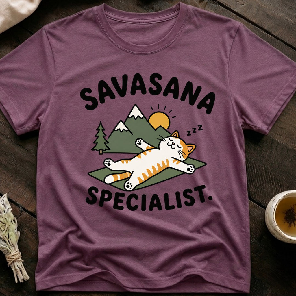 Savasana Cat T-Shirt