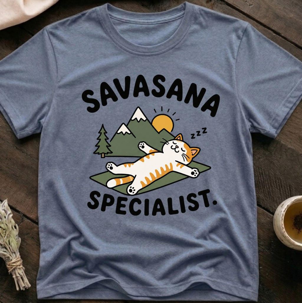 Savasana Cat T-Shirt