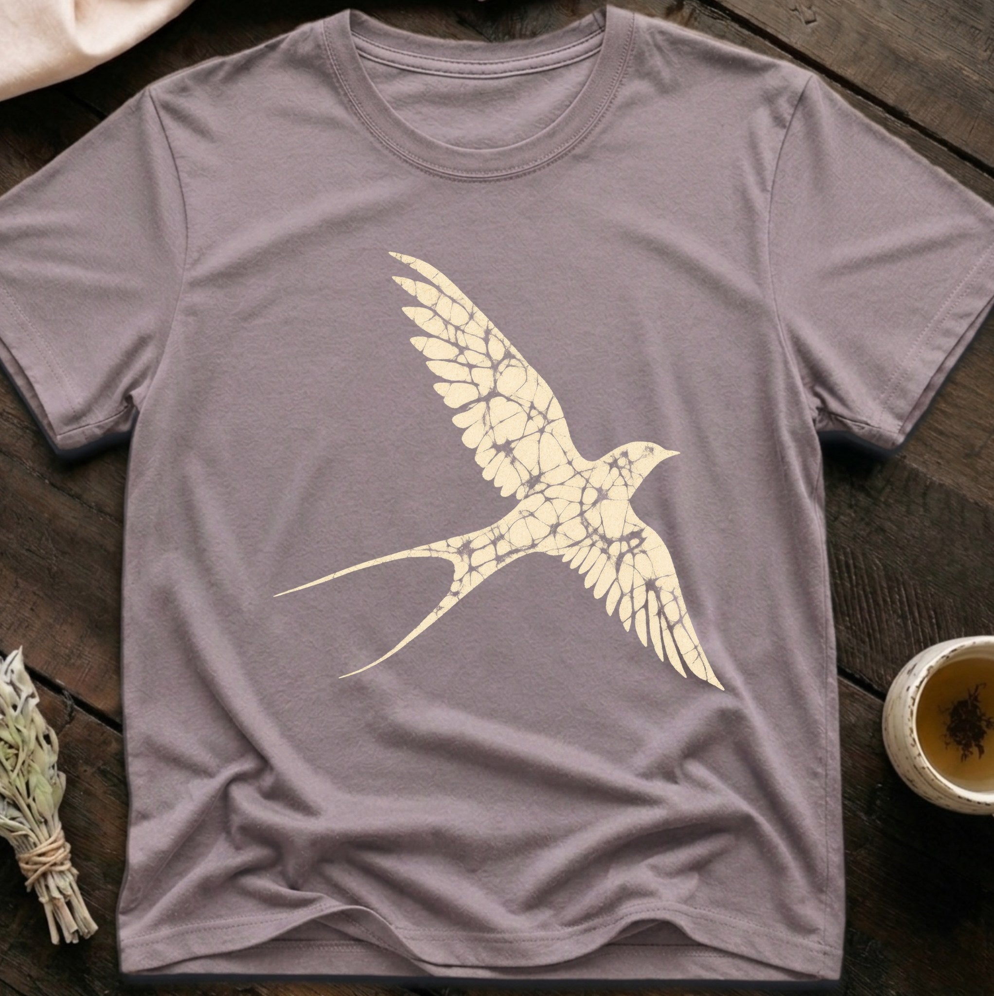 Cream Swallow T-Shirt