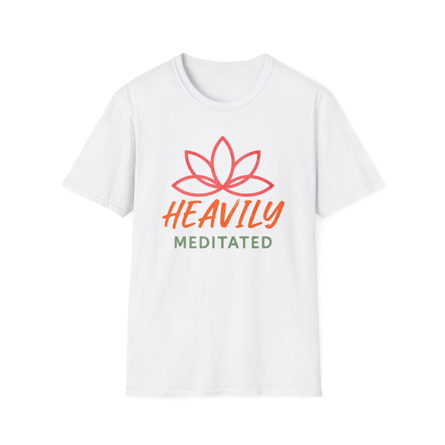 Heavily Meditated Tee - Yoga Inspired Design