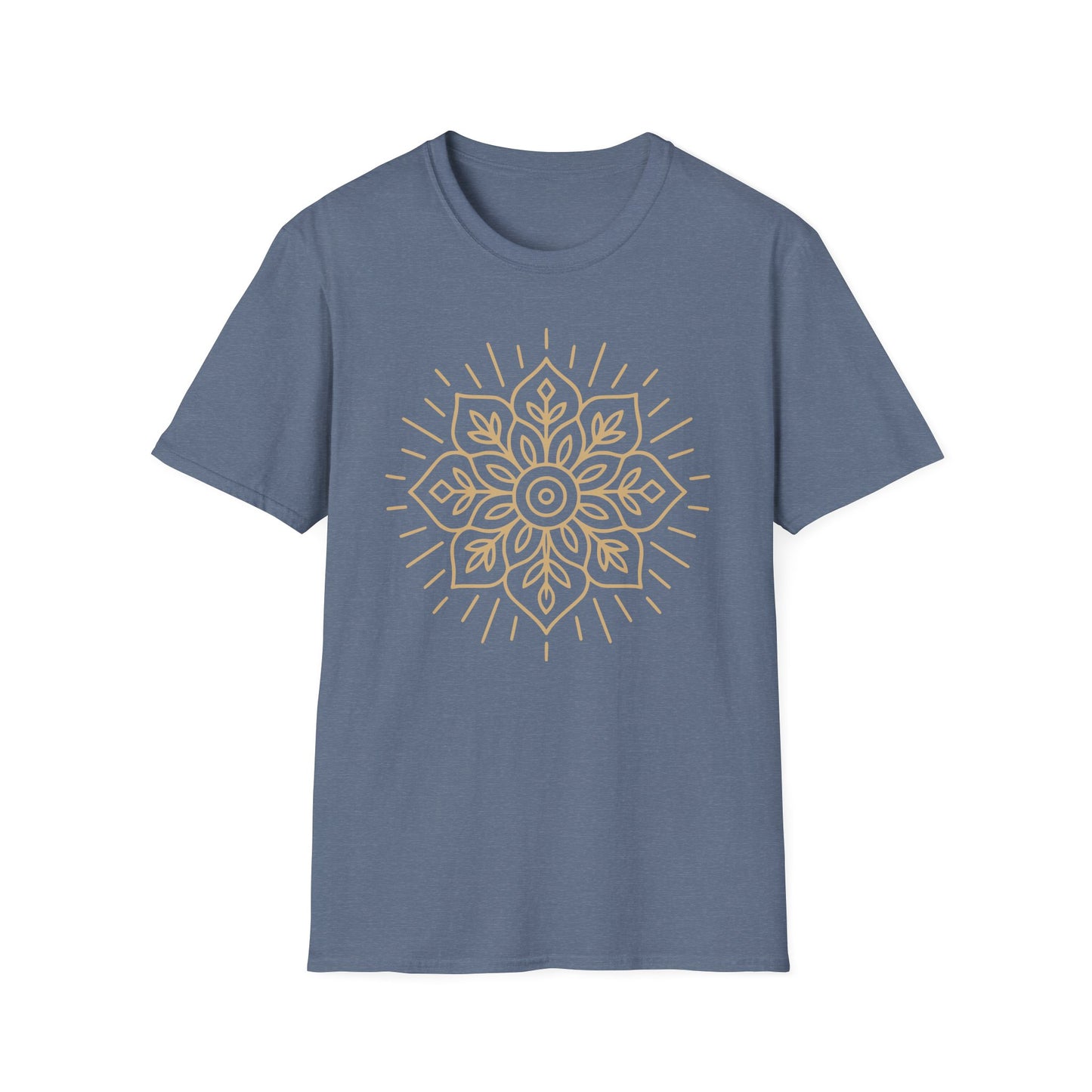 Radiant Bloom Tee - Yoga inspired Design