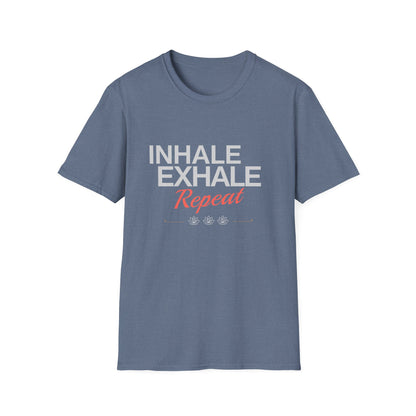 Inhale Exhale Repeat T-Shirt - Yoga Inspired Design