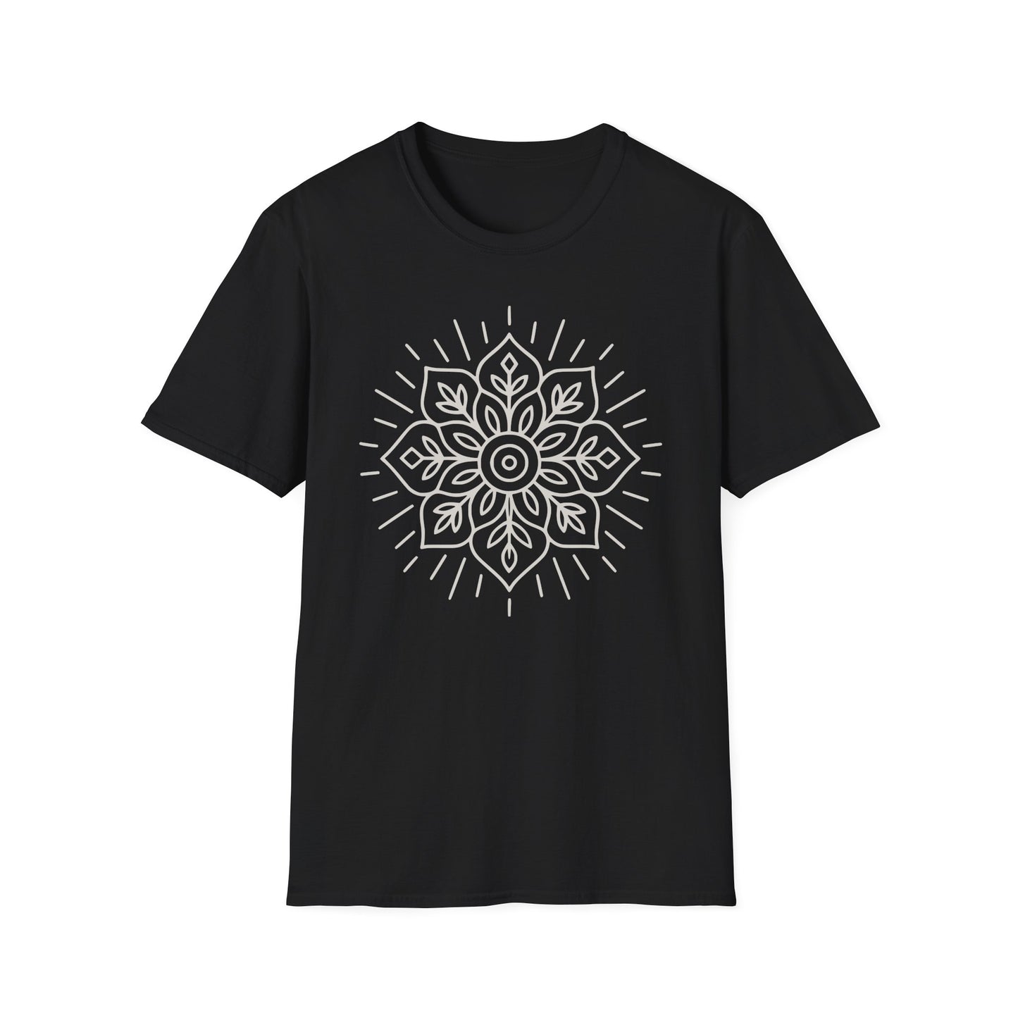 Radiant Bloom Tee - Yoga inspired Design
