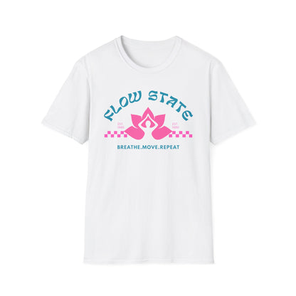 Flow State Breathe Move Repeat Tee