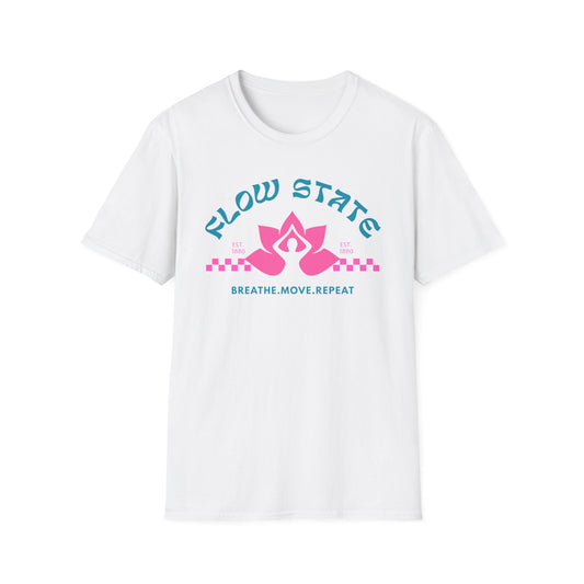 Flow State Breathe Move Repeat Tee