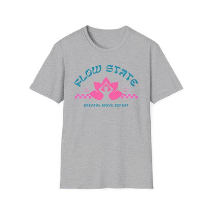 Flow State Breathe Move Repeat Tee