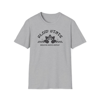 Flow State Breathe Move Repeat Tee2