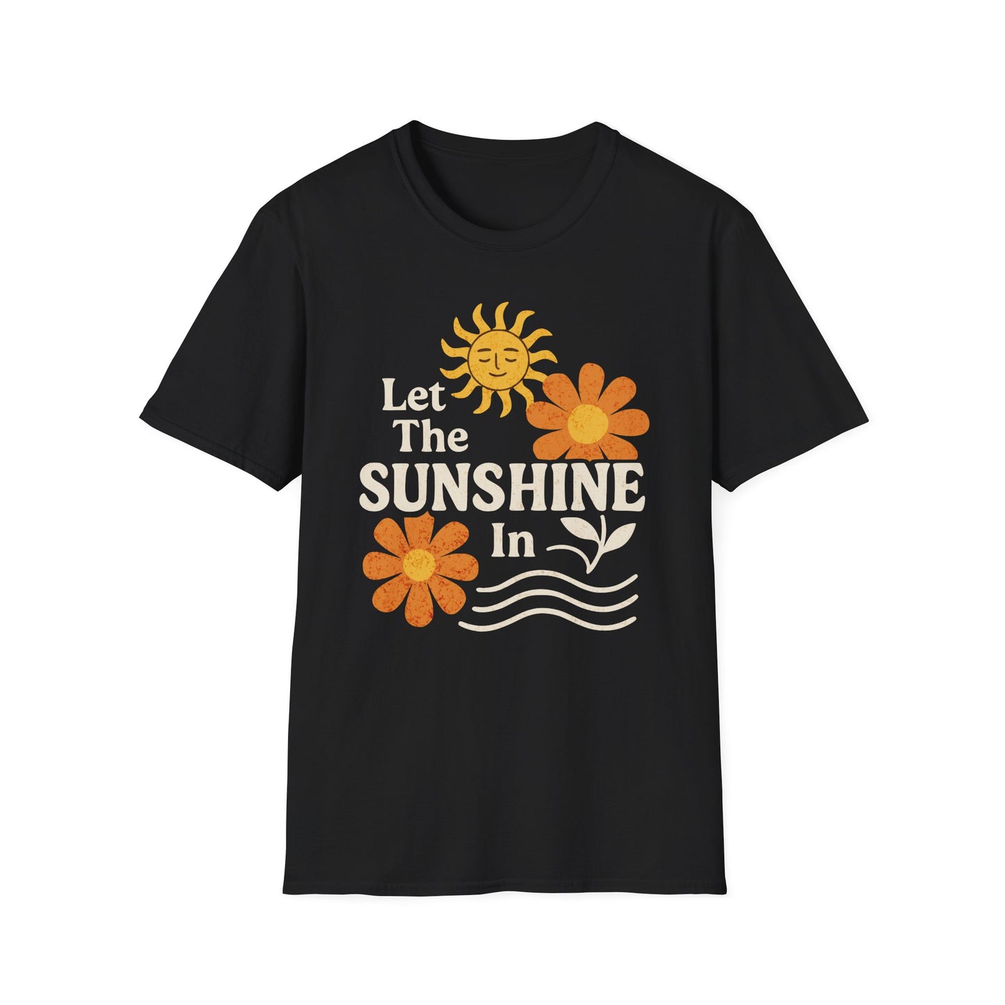 Let The Sunshine In Tee - Yoga Inspired Design