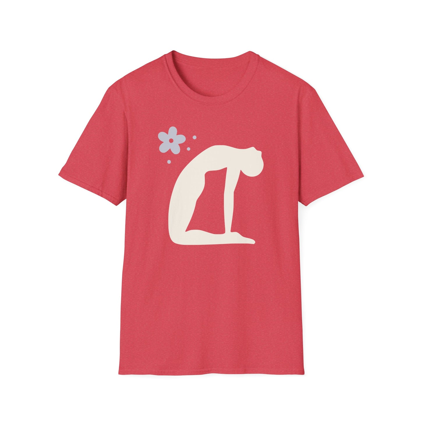 Zen Arc — Minimal Camel Pose Yoga Tee