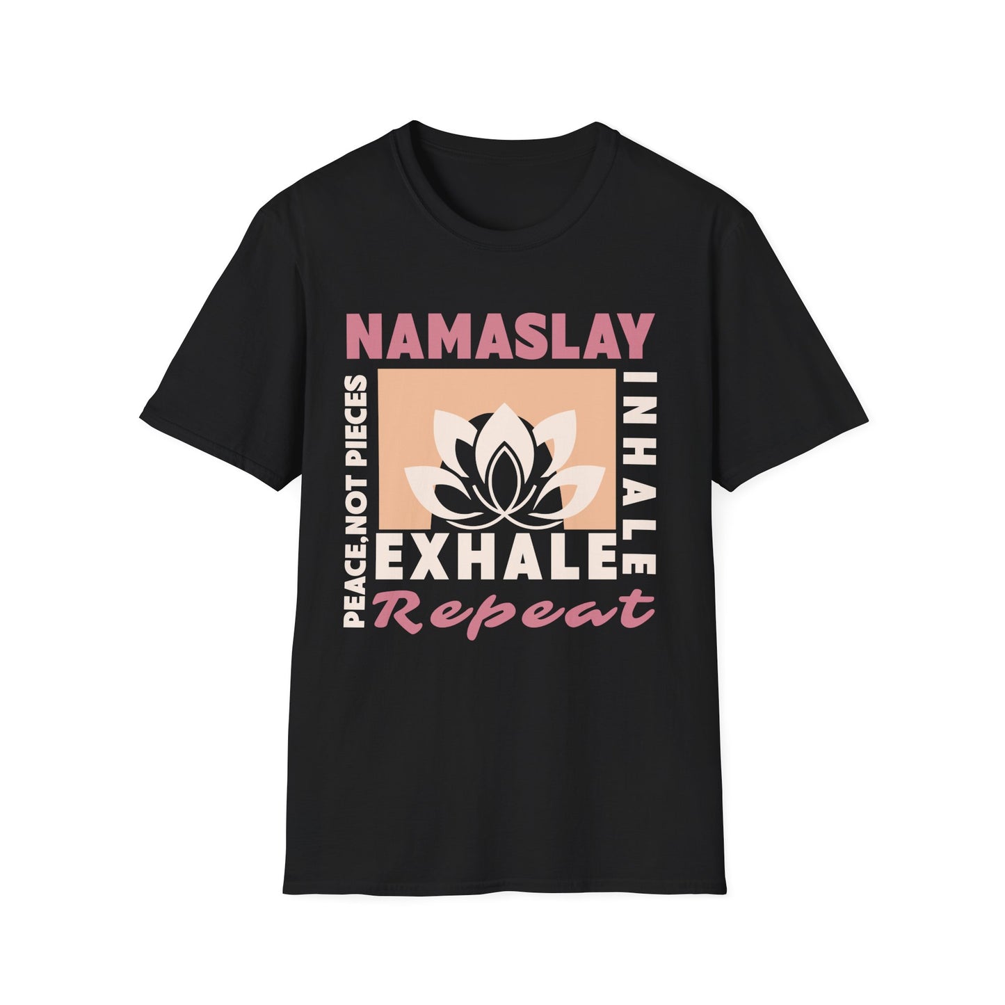 Namaslay Inhale Exhale Repeat T-Shirt – Yoga Inspired Design