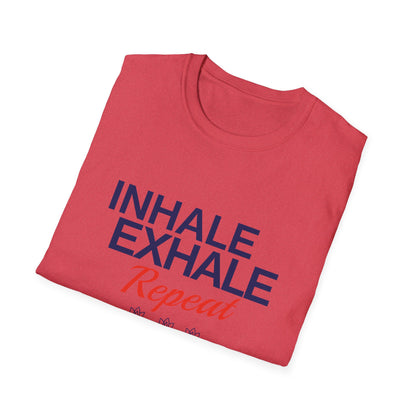 Inhale Exhale Repeat T-Shirt - Yoga Inspired Design