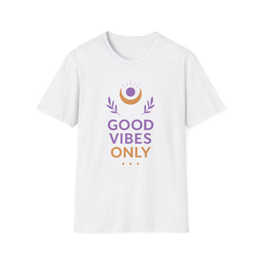 Good Vibes Only Tee - Yoga Inspired Design