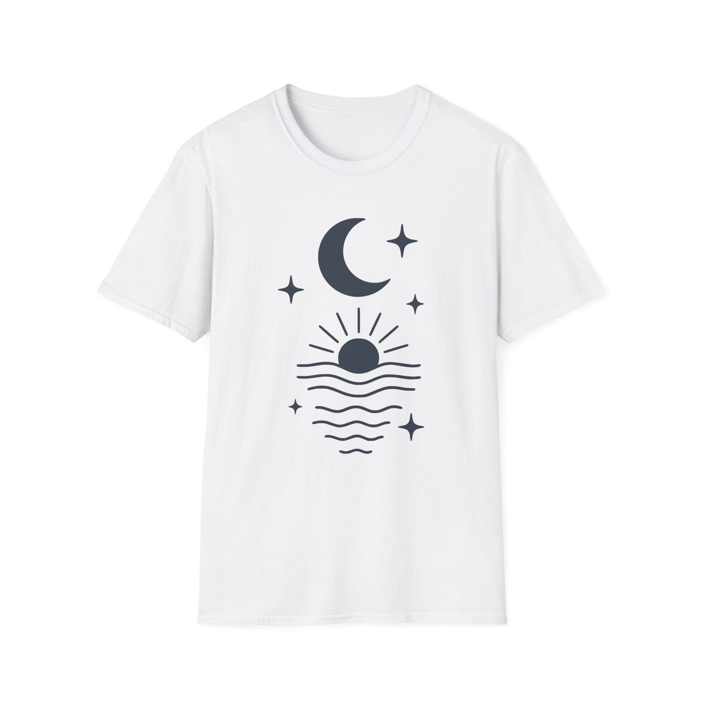 Lunar Flow Tee 2- Yoga inspired Design