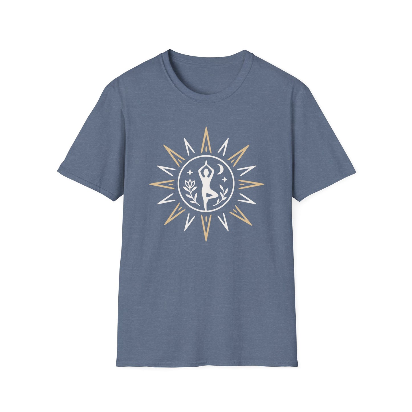 Mindful Living Tee - Yoga inspired Design