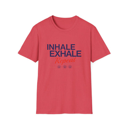 Inhale Exhale Repeat T-Shirt - Yoga Inspired Design