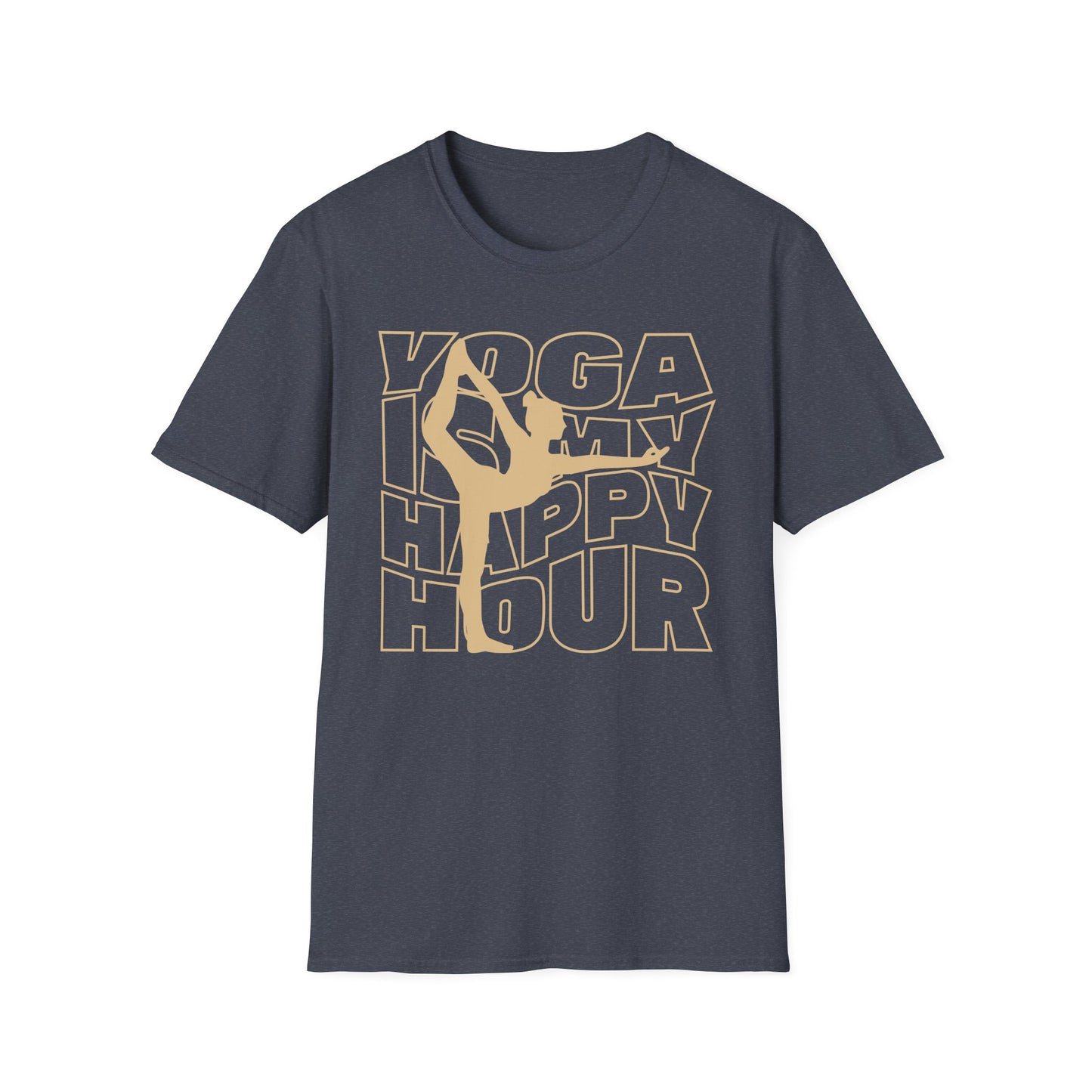 Yoga Is My Happy Hour Tee - Yoga Inspired Design
