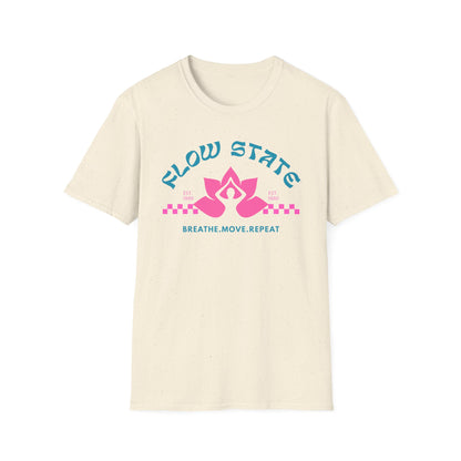 Flow State Breathe Move Repeat Tee