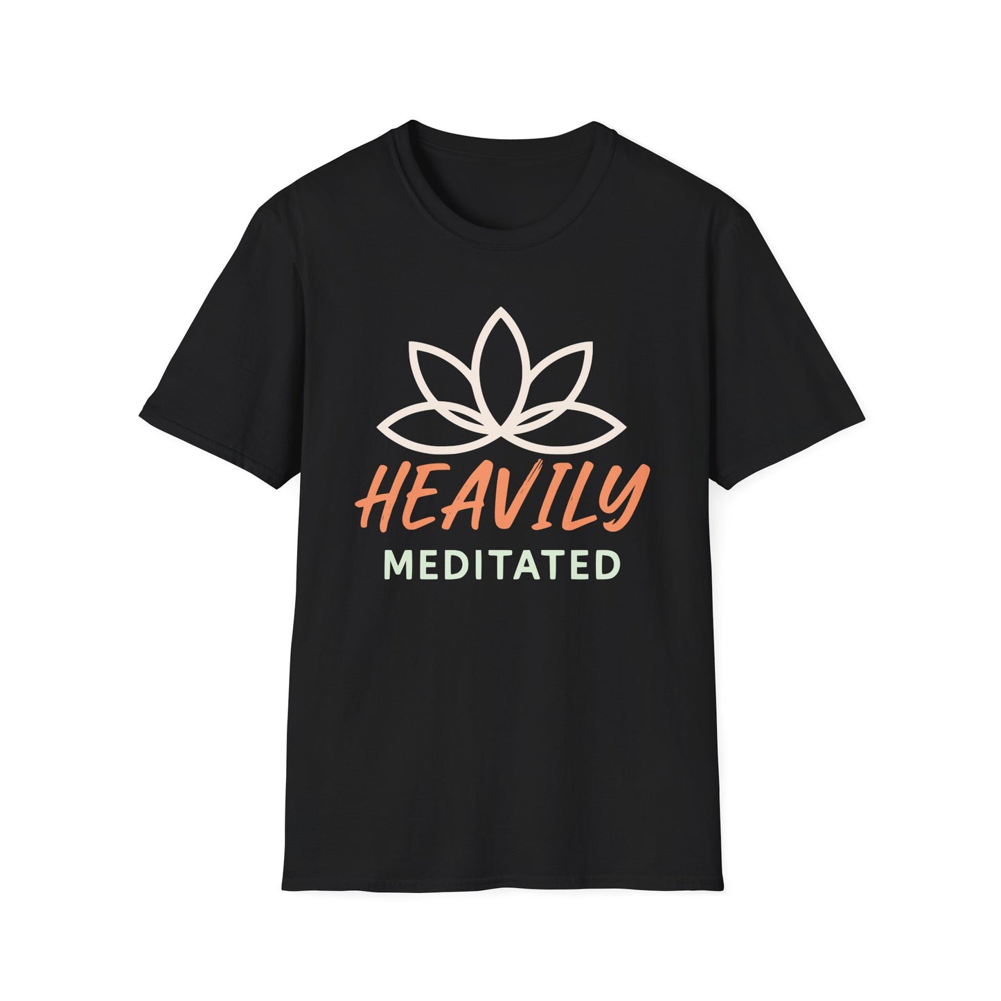 Heavily Meditated Tee - Yoga Inspired Design