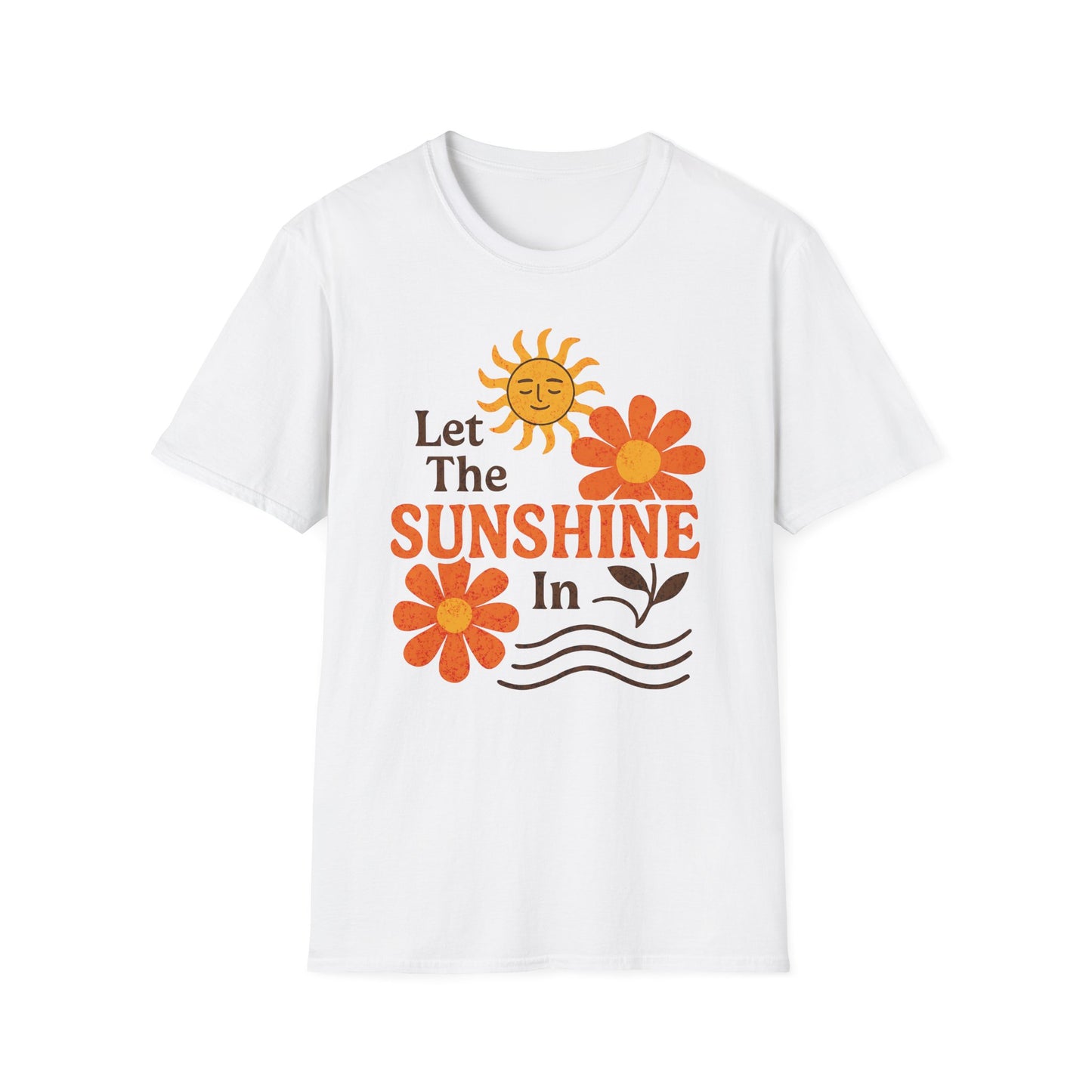 Let The Sunshine In Tee - Yoga Inspired Design