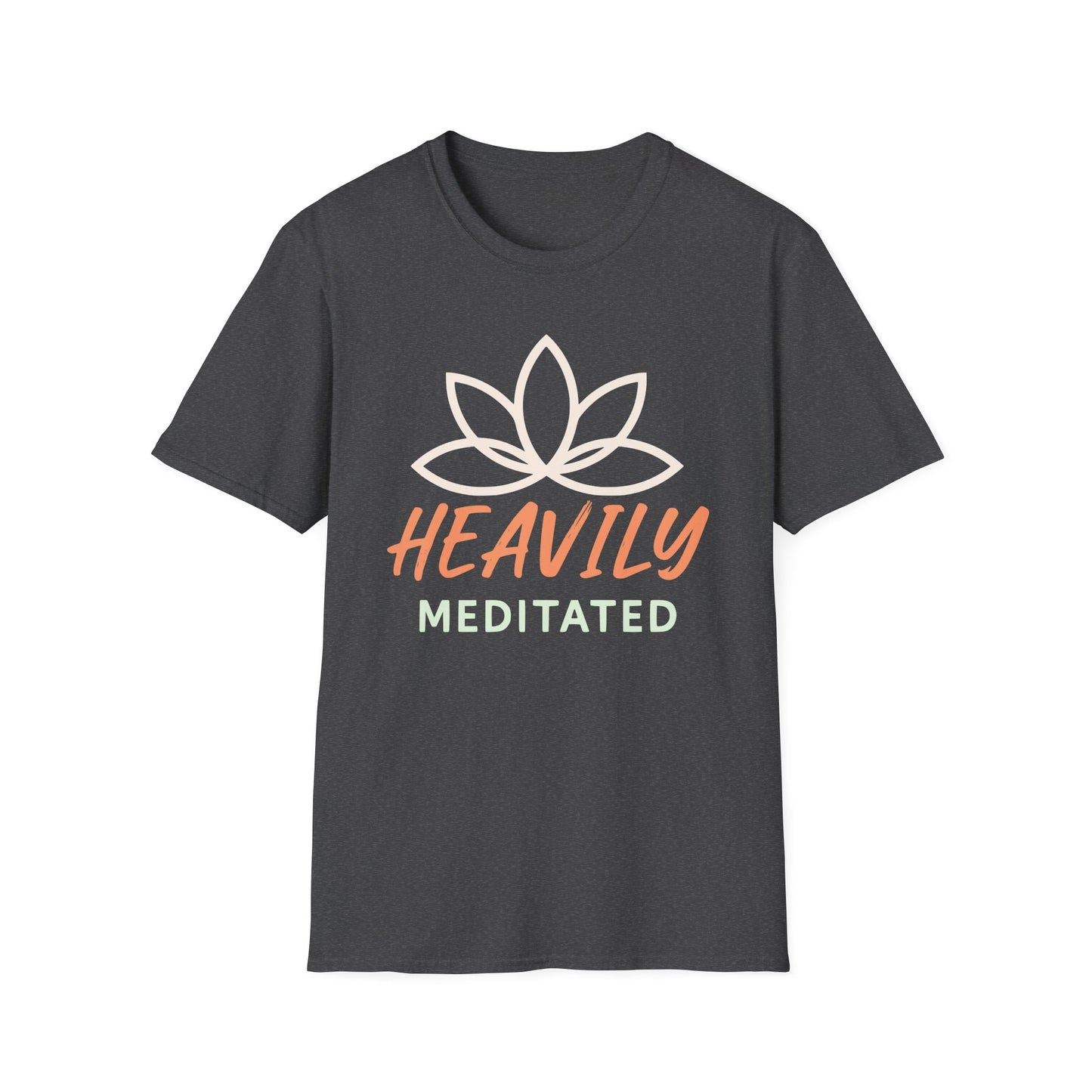 Heavily Meditated Tee - Yoga Inspired Design